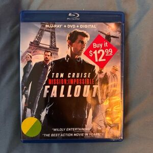 Mission: Impossible: Fallout (Blu-ray, 2018) DVD Disc Tested, Working